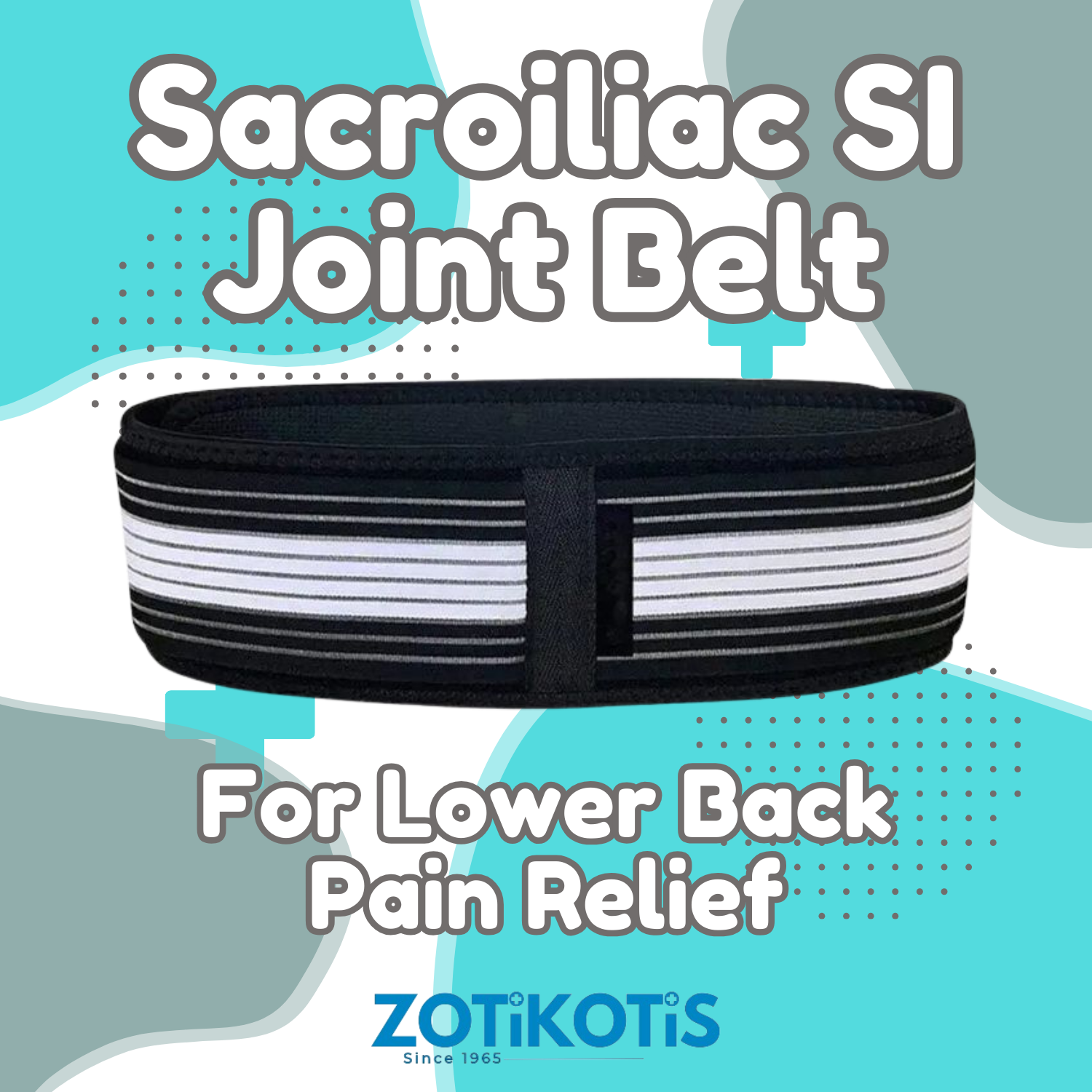 Sacroiliac SI Joint Belt For Lower Back Pain Relief-1