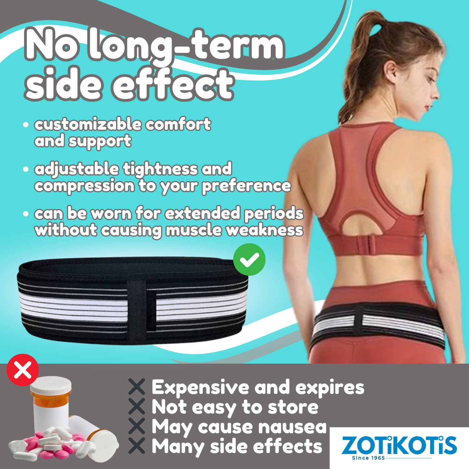 Sacroiliac SI Joint Belt For Lower Back Pain Relief-6